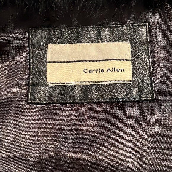 Carrie Allen Genuine rabbit fur vest size XL - Picture 2 of 3